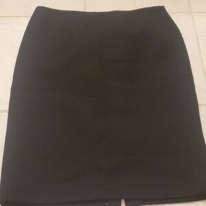 Talbots Classic Black Pencil Skirt Size 4P